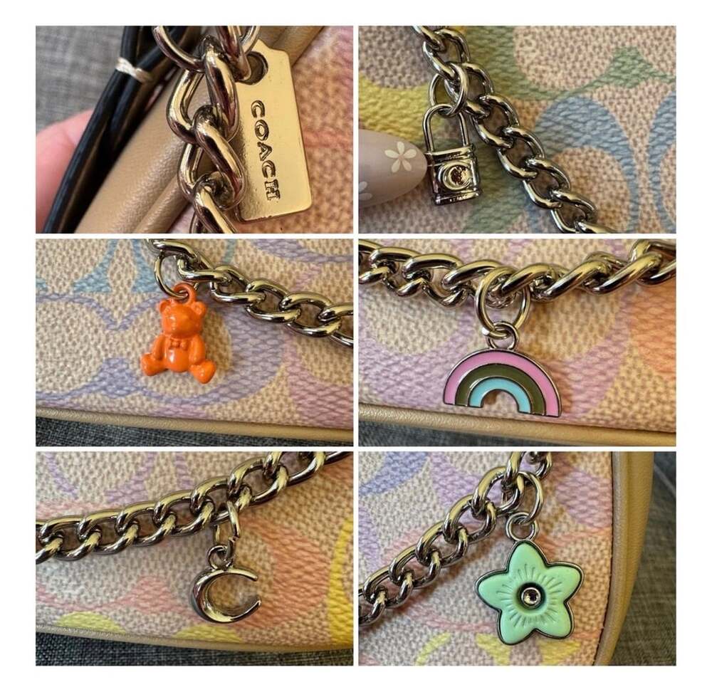 Coach Pastel Rainbow in Signature “C” Pattern - Picture 11 of 11